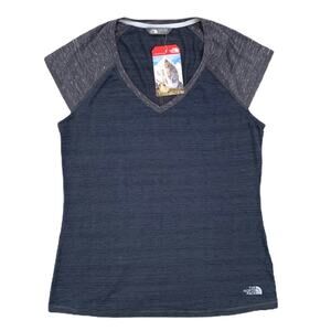THE NORTH FACE NWT Gray Workout Running Yoga Top / Lounge Shirt - Large